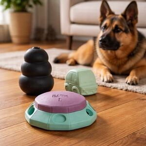 Used Bark & Kong Playful Dog Toys -Set of 3